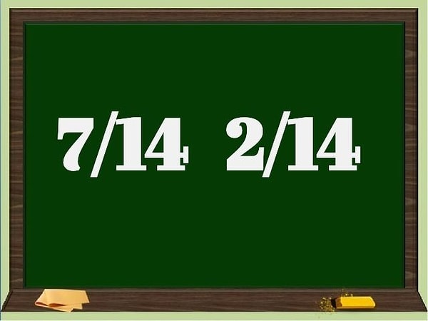 6. Какой знак нужно поставить между этими дробями?