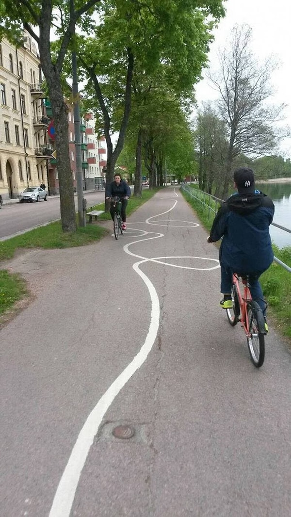 12. Траектория для удобства велосипедистов