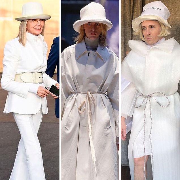 30. Tom Lenk As Diane Keaton And Acne Studios Model