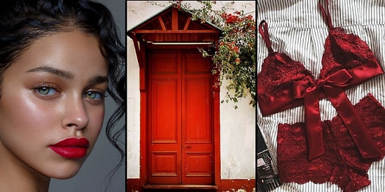 Kırmızı Tutkunları Buraya! Kırmızının Bir Renk Değil Yaşam Tarzı Olduğunun Kanıtı 15 Görsel