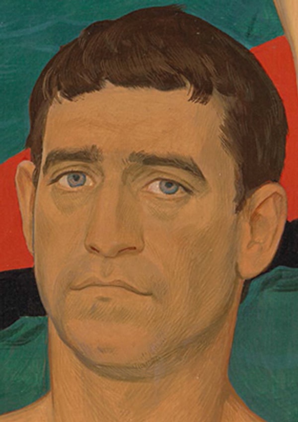 6. Чье это мужественное лицо?