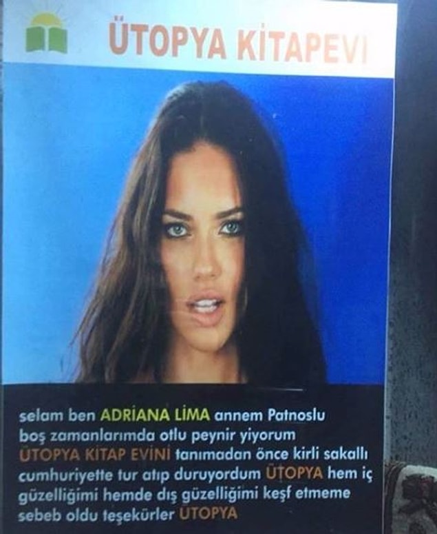 10. Otlu peynir hastası Adriana.