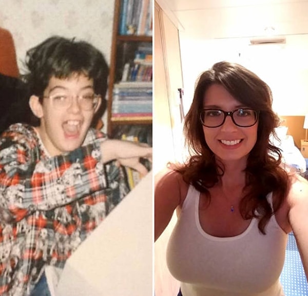 25. Из задорного парнишки в очаровательную кудрявую девушку!