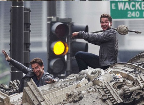 13. Шайа Лабаф и дублер — "Трансформеры"