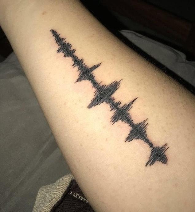 7. "I got a tattoo of my dad’s laugh on my arm. He passed away 3 years ago."