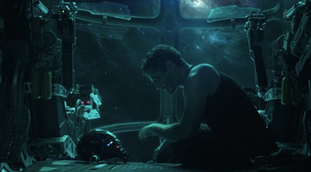 The trailer starts with a desperate Tony Stark floating in space in a spaceship, posting a message to his fiancée Pepper Potts (Gwyneth Paltrow).