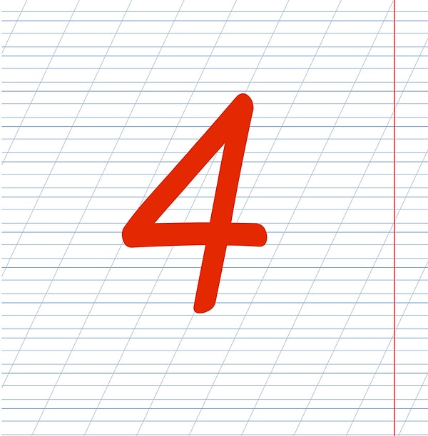 У вас твердая "4"!