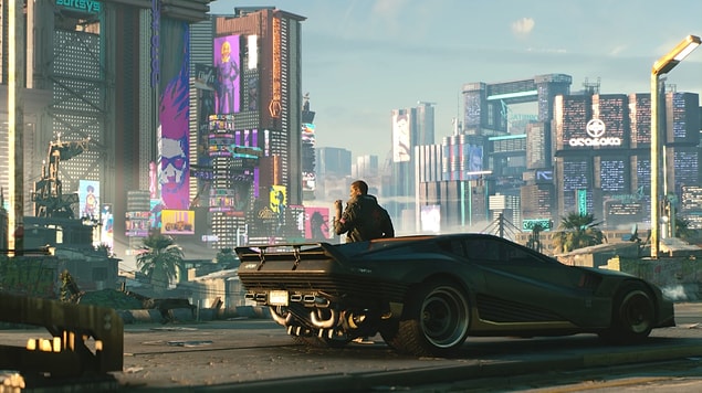 Cyberpunk 2077'de para karşılığı tehlikeli işler yapan bir kiralık asker ve bilgisayar korsanı olan V isimli karakteri yöneteceğiz.