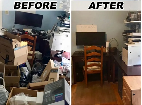 2. Куча мусора превращается, куча мусора превращается... в комфортабельный домашний офис!