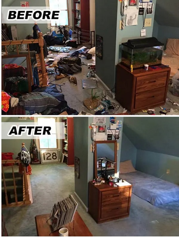 15. Уборка после четырехмесячного бардака наконец-то свершилась.