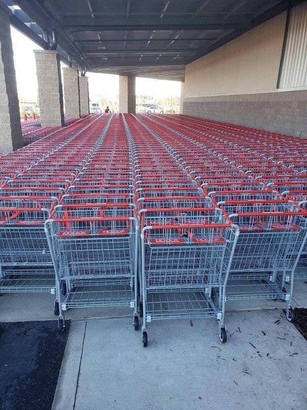 15. Если каждый поставит тележку на место: