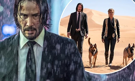 Появились первые кадры фильма «Джон Уик 3»: Киану Ривз и Хэлли Берри гуляют по пустыни