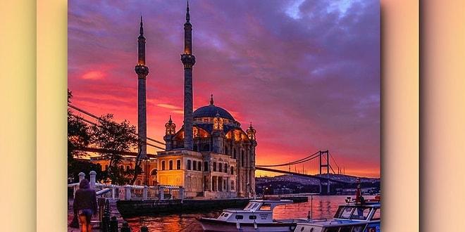 Güneş Güzel Battı, Vatandaş Kamerasına Sarıldı! İstanbul'da Yaşanan Gün Batımından Hayranlık Uyandıran 35 Kare