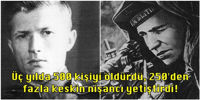 İkinci Dünya Savaşı'nda Tek Başına 500 Kişiyi Öldüren, Sovyet Rusya'nın En Acımasız Keskin Nişancısı: Ivan Sidorenko