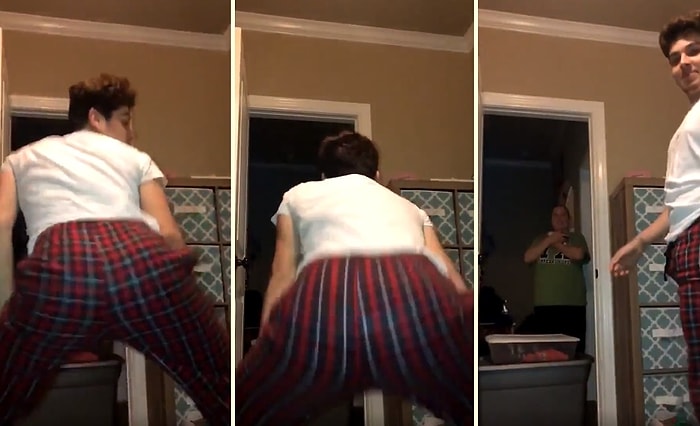 Oğlunu Twerk Yaparken Gören Annenin Efsane Bakış Attığı Anlar