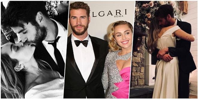 2018'in Son Sürpriz Evlilik Haberi Onlardan Geldi! Miley Cyrus ve Avustralyalı Oyuncu Liam Hemsworth Evlendi!