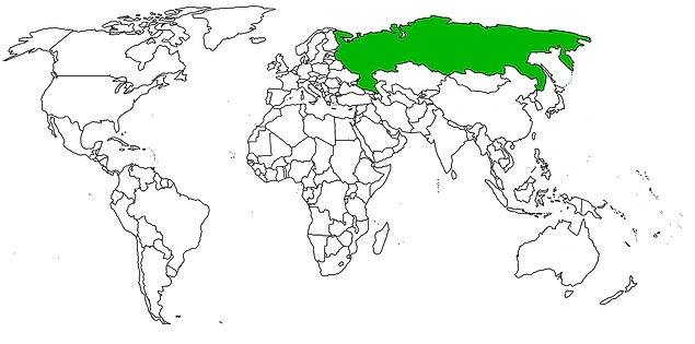 Рисовать страны на карте