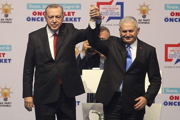 Erdoğan konuşmasının ardından adayları açıkladı. AKP'nin İstanbul Büyükşehir Belediye Başkanlığı için adayı Binali Yıldırım oldu. İlçe adayları şöyle sıralandı:
