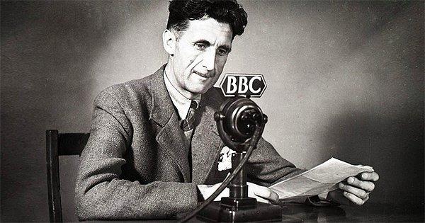8. George Orwell'ın asıl ismi ise Eric Arthur Blair'dir. Ailesinden utanıp rezil olmamak için takma isim kullanmaya karar vermiş.