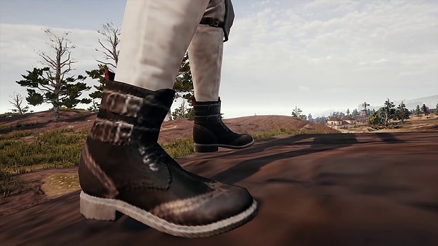 Ayakkabıları çıkartın! Tüm kozmetik ürünler sadece görsel öneme sahip ancak ayakkabılar PUBG'de dezavantaj yaratabilir!