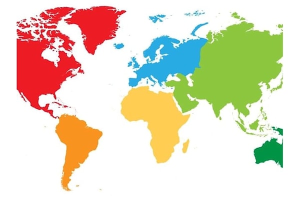 7. Выберите часть света: