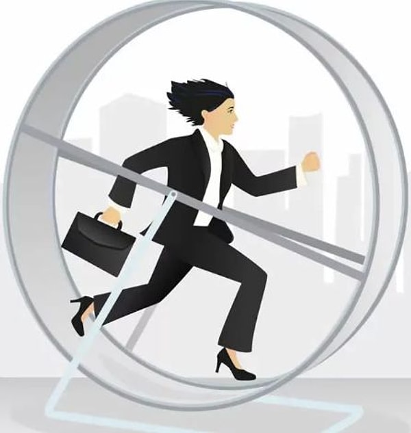 В жизни вы крутитесь как белка в колесе