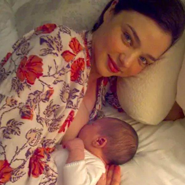 17. Miranda Kerr ve bebeği Flynn: