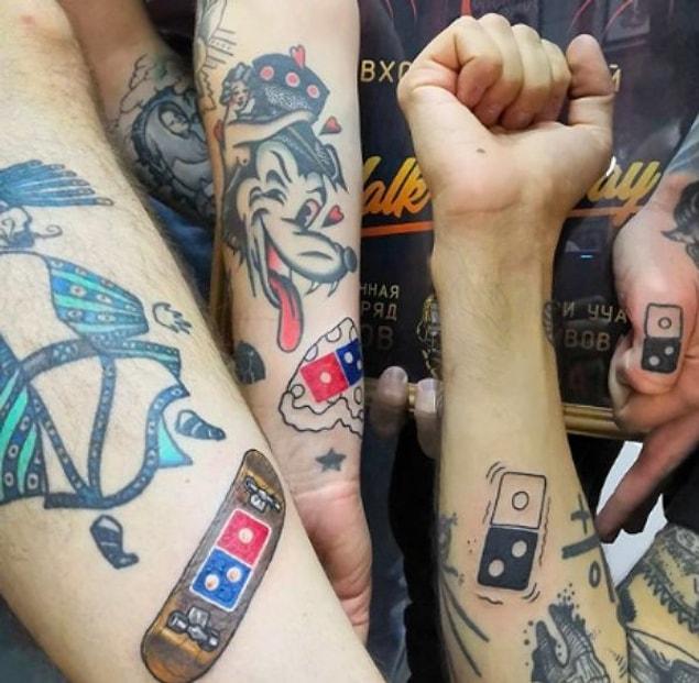 Domino’s offered free pizza for life to anyone who got the logo tattooed “in a prominent place” on their body. Hundreds of people were more than willing to get a Domino’s tattoo for some free pizza.