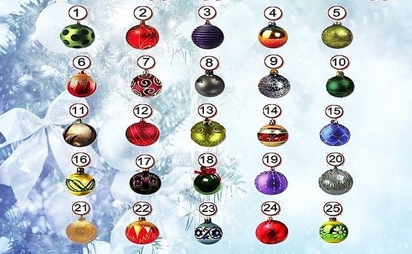 3. Ну а теперь выберите понравившийся вам новогодний шарик-предсказатель: