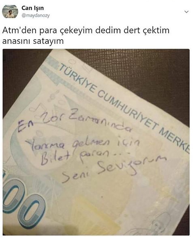 6. Para çekip mutlu olayım diye düşünürken tam tersi bir etki yaratması...