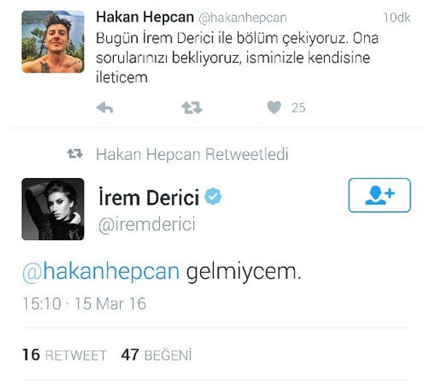 6. İrem Derici dobralığı...