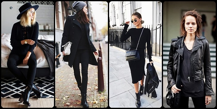 Asilliğin Rengi Siyaha Tutkun Olanlar İçin Birbirinden Güzel Kombin Önerileri