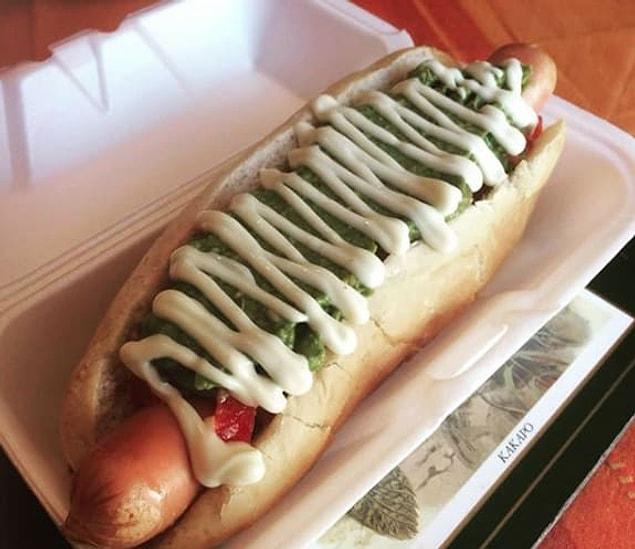 9. Chile – one Completo Italiano (Chilean-Italian-style hot dog)