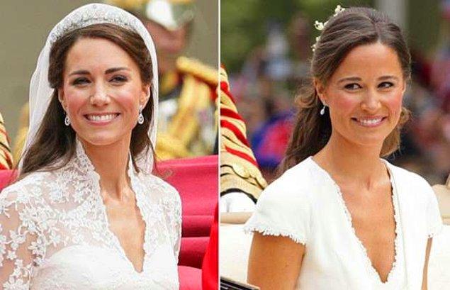 Kate Middleton evlendiğinde dikkatleri en çok çeken isim kardeşi Pippa'ydı.