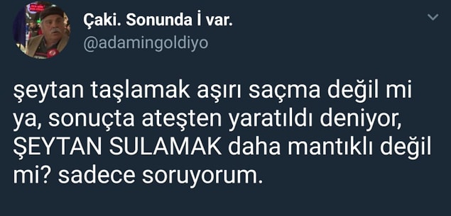 5. Düşündürdü. 🤔