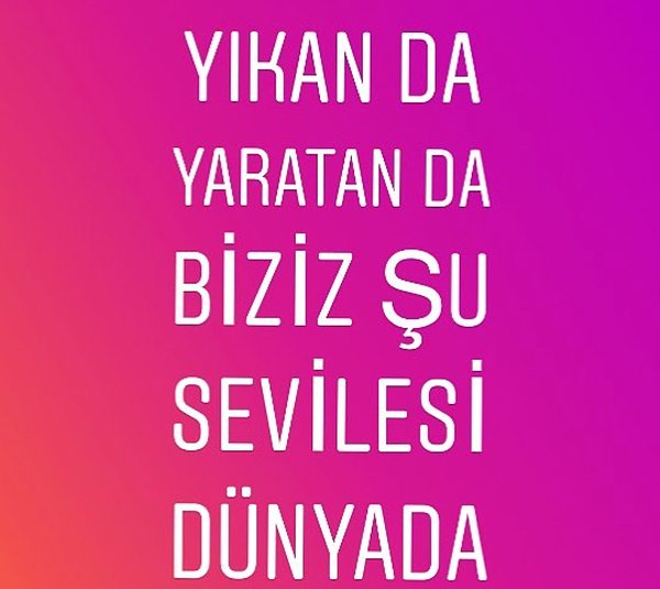 Fazıl Say 'Yıkan da yaratan da biziz' görseliyle paylaştığı yazıda şu ifadeleri kullandı 👇