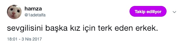 Bir erkek sizden ayrılabilir...