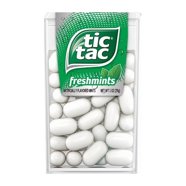 1. Ve son olarak, çocukken ilaç içiyormuş gibi davrandığımız Tic Tac şekerler.