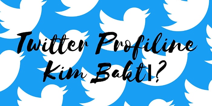 Twitter Profiline Kim Baktı?