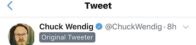 Türkçe'ye de ''Orijinal Tweetin sahibi'' şeklinde çevrilen bu yeni etiket umarız tweet hırsızlığının önüne layığıyla geçebilir. Tweet çalan hesaplar ise sosyal medyada nasıl bir yol izleyecek merakla bekliyoruz. :)