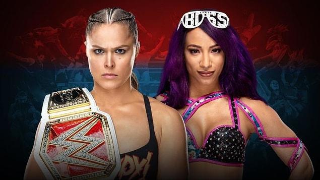 Raw Women’s Champion Ronda Rousey vs. Sasha Banks