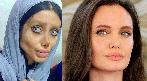 14. Angelina Jolie'ye benzeyeceğim, hayranım derken konu nerelere gelmiş.