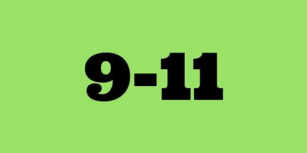9-11 saat!