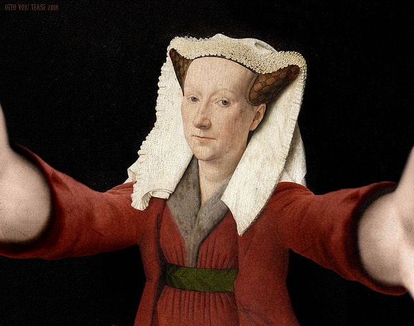 16. «Портрет Маргарет ван Эйк». Ян ван Эйк, 1439