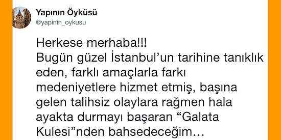 İstanbul Kanatlarımın Altında! Şehri Heybetiyle Taçlandıran Tarihi Galata Kulesi'nin Etkileyici Hikâyesini Öğrenmeye Hazır mısınız?