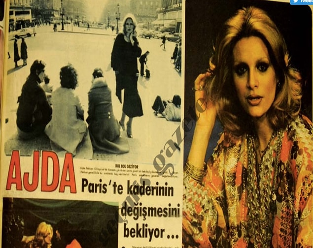 70'li yıllarda bir ayağı da sürekli Paris'te.