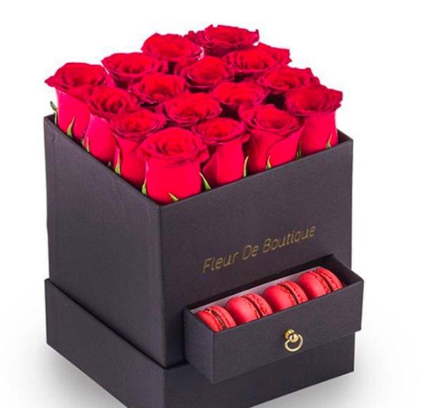 6. Sadece kırmızı güller yetmezse aşkınızın ne kadar tatlı olduğunu yansıtacak başka formüller de mevcut.