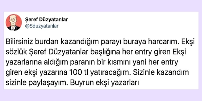 Ünlülerin Tatlı Belası Şeref Düzyatanlar Bu Sefer de Ekşi Sözlük'ü Trolledi!