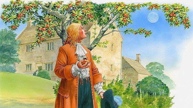 3. Newton'un kafasına elma düşmedi.