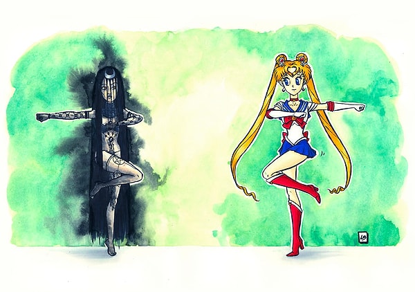 10. Чаровница и Сейлор Мун